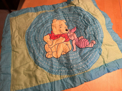 NEW DISNEY HOME WINNIE THE POOH PIGLET QUILTED STANDARD