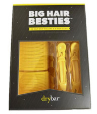 Drybar Big Hair Besties Kit - 16 Self-Grip Hair Rollers  6 Hair Clips Curls NEW