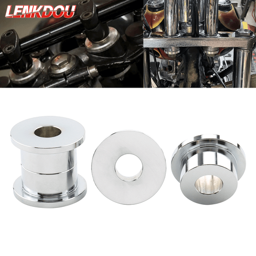 Aluminum Handlebar Riser Bushings For Harley Softail Dyna Sportster FXR 1973-17 - Foto 1 di 9