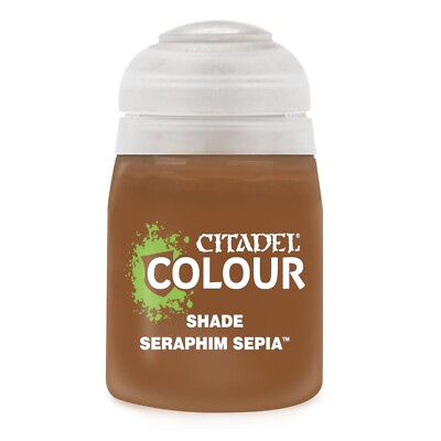 Shade Seraphim Sepia 18ml Citadel Farben Games Workshop Acrylfarbe 24-23  NEU