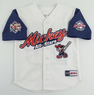 Disneyland Resort Mickey Mouse All Star Baseball Jersey Size Youth Small S(6) | eBay