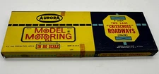 Vintage 9" Aurora MODEL MOTORING Crisscross Roadways Track 1524-198 PAIR W/Box