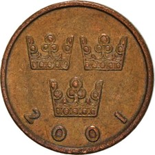 #936536 M&uuml;nze, Schweden, 50 &Ouml;re, 2001