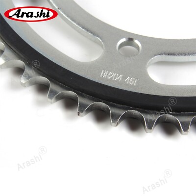 嵐 520 Pitch 46T Rubber Cushioned Rear Sprocket For Yamaha FZ6 FZ-6R