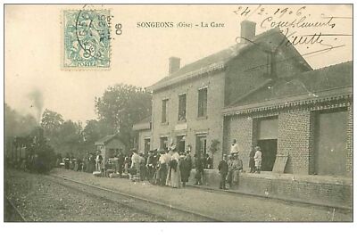 60.SONGEONS.N°280.LA BAHNHOF.TRAIN