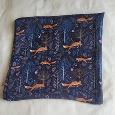 Scarf by Peony - Dark Blue - Foxes