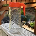 Vintage 1970s TANG Pitcher Pressed Diamond Swirl pattern Summer 40oz