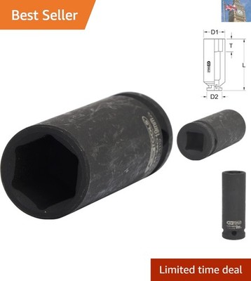 19 mm 1/2 Zoll Steckschlüssel mit Chrom-Finish - langlebiges Leistungswerkzeug