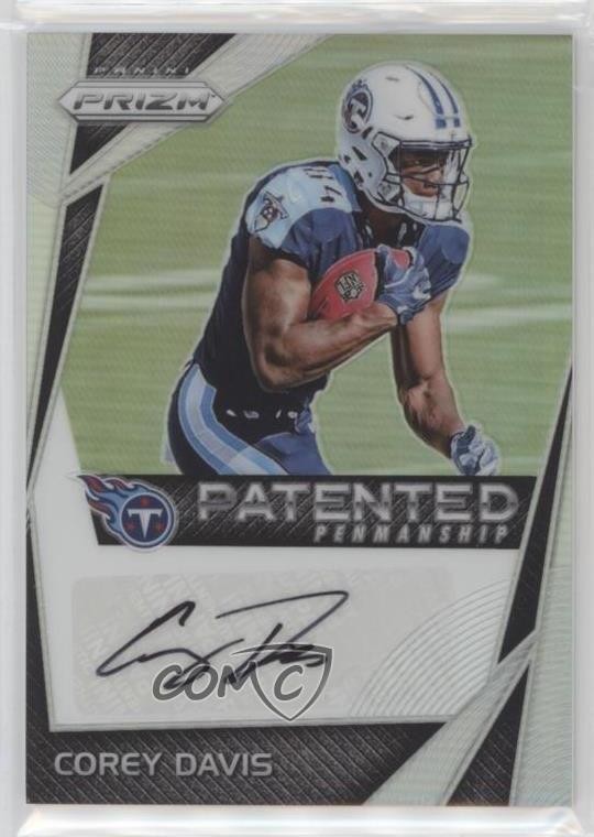 2017 Prizm Patented Penmanship Silver 18/25 Corey Davis Rookie Auto RC 00jz