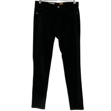 Anthropologie  Pilcro and the Letterpress Serif Velvet Skinny Pants Black 27