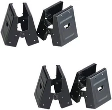 FULTON Corporation 400SHB Steel Sawhorse Bracket, 2 Pack (Total 4 Count) Black 