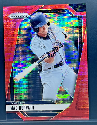 RARE Red Pulsar Prizm 2025 Panini Prizm Mac Horvath 228/399 MINT CONDITION
