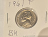 1961 P Jefferson Nickel Uncirculated Philadelphia Jefferson