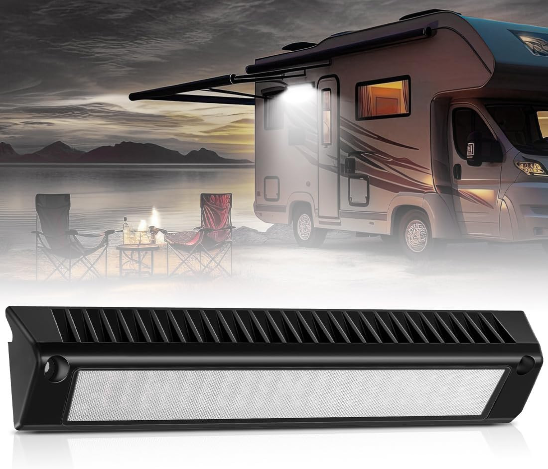 Kit Luci LED 12V 13" Esterno Camper e Veicoli | IP67 Alta Luminosità
