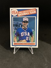 Will Clark 1984 Official USA Olympic #22 Team USA Rookie Card RC Olympics Giants