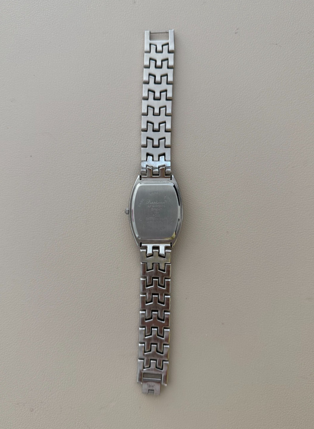 Precision by Gruen Silver Tone Rectangular Dial D… - image 10