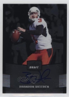 2012 Leaf Metal Draft Brandon Weeden #BW1 Rookie Auto RC 00jz