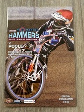 lakeside hammers speedway programme 8th august 2014 v poole