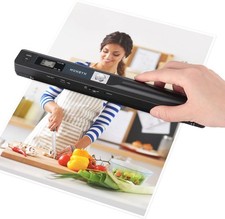 Portable Scanner, 900 DPI Handheld A4 Document/Photo Scanner, 16GB | 3-5 Sec A4 