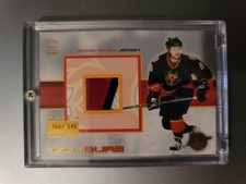 VALERI BURE 2000-01 Crown Royale Game-Worn Jersey Patches #2 FLAMES /145 
