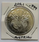 2021 Austrian Silver Philharmonic 1 oz — photo from another recent sale