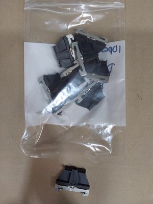 DIN Rail Terminal Block End Stop (Lot Of 10)