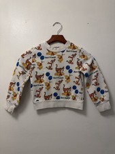 VTG Winnie the Pooh Tigger Best Friends Crew Neck Sweater Kids 4T Distressed 90s