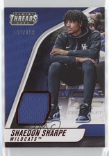 2022 Chronicles Draft Picks Threads Rookie Memorabilia Red Shaedon Sharpe s1i