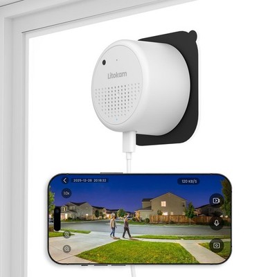 Window Camera 3MP 2K, WiFi6 & 2.4GHz Indoor Cameras for Home Security with Al...