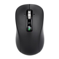 Wireless Mouse with 2 Bluetooth and 1 USB, 4-Way Scrolling, Full Size Mouse, ...