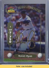 1994 Signature Rookies 24 Karat Gold Signatures /7750 Nolan Ryan #S1 HOF g2x