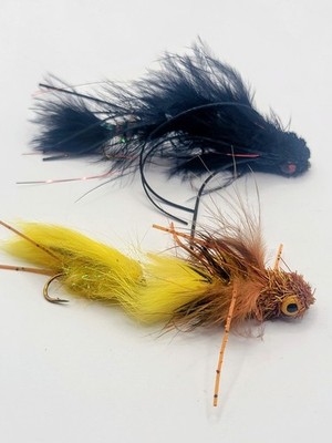  5 Articulate Streamer Flies Fly Box Trout Bass Kelly Galloup Style Sex Dungeon 