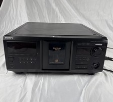 Sony CDP-CX455 400 CD Compact Disc Changer Player New Belts No Remote Tested