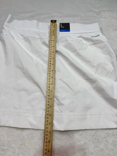 NWT Columbia Women's Anytime Casual Skort, Color White, Size L NWT 16 Inch - Picture 10 of 12
