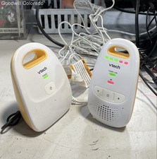 Vtech Digital Audio Monitor Baby Elterneinheit weiß gelb zweiteiliges Set