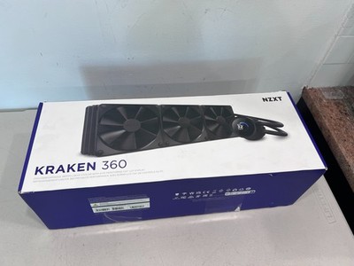 NZXT Kraken 360 AIO Liquid CPU Cooler - 1.54'' LCD - 360mm Radiator - Black