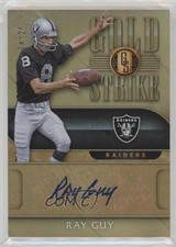 2017 Panini Gold Standard Gold Strike 4/25 Ray Guy #GST-RG Auto HOF 1z6