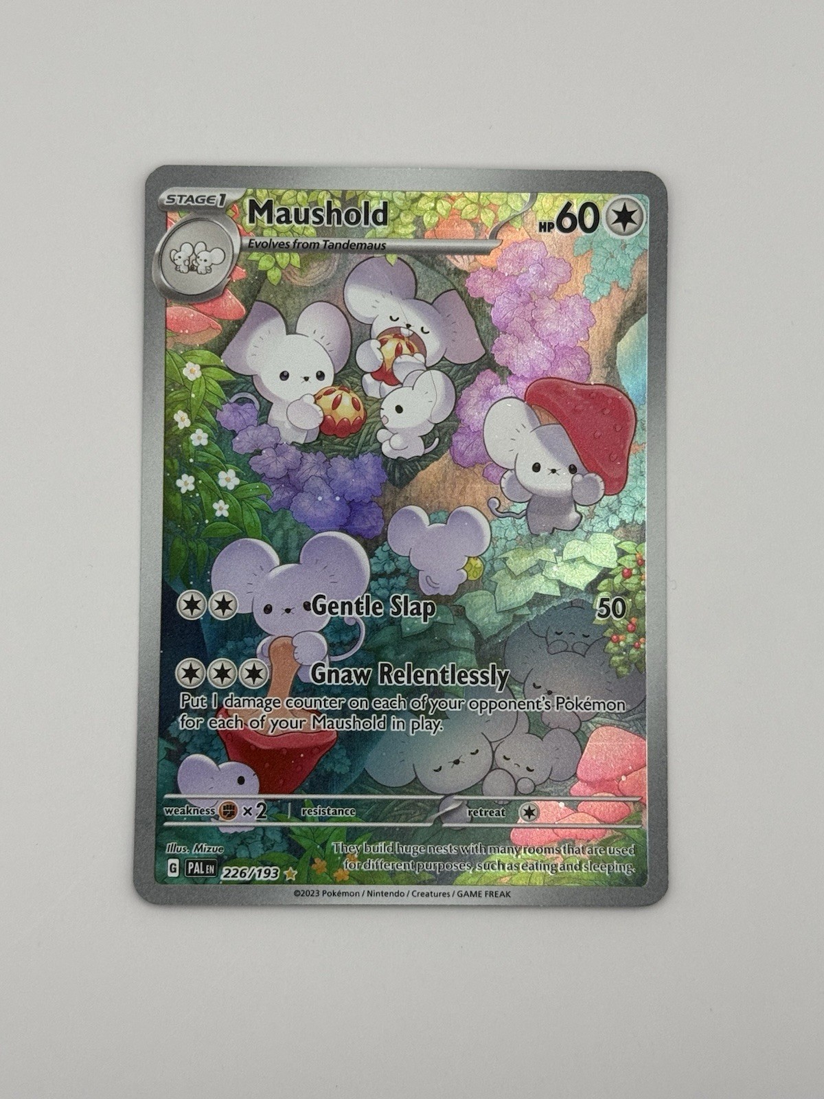 Maushold Scarlett & Violet Paldea Evolved Holo Pokemon TCG Card 226/193