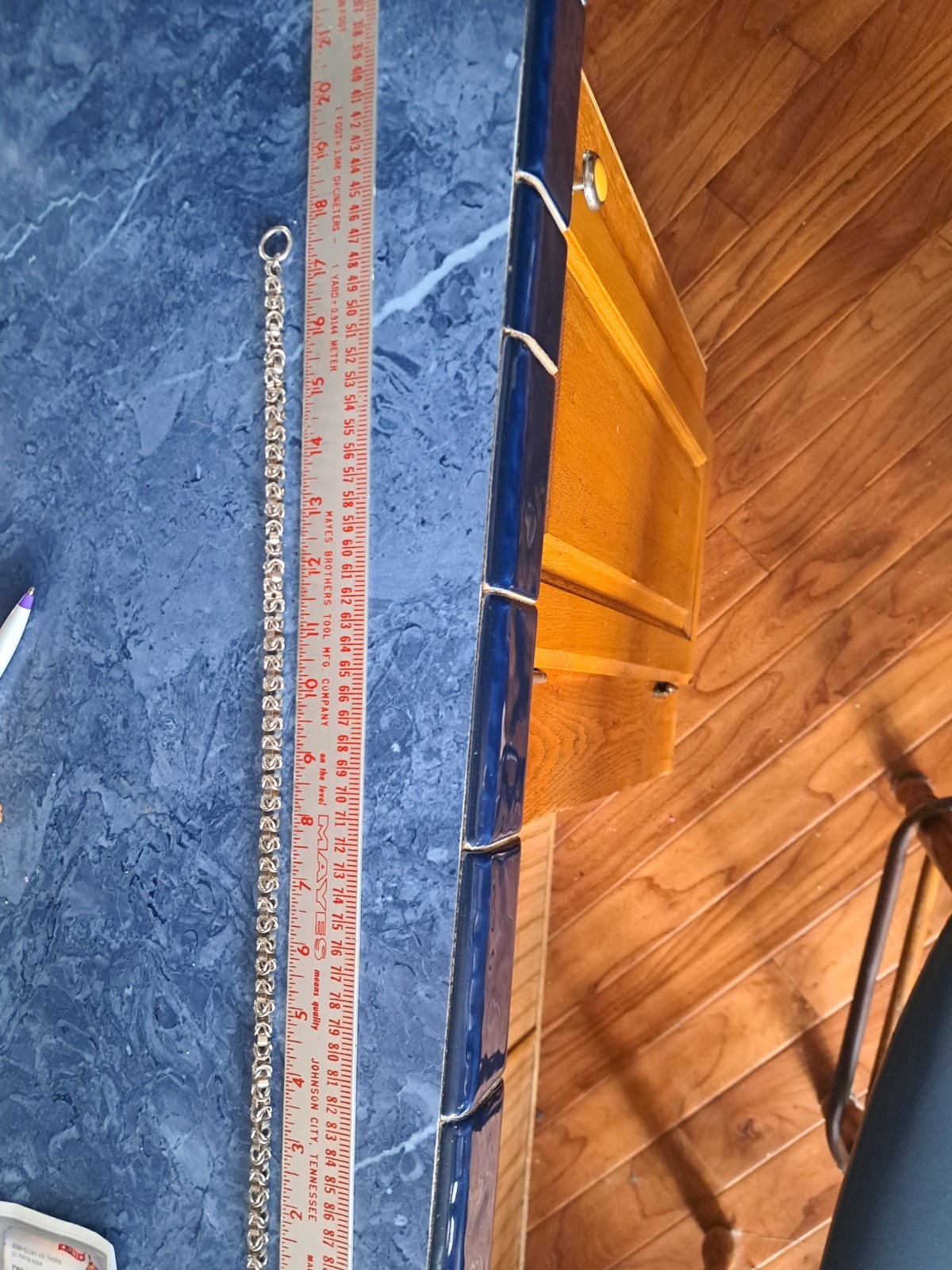 Real Solid 925 Silver Handmade Byzantine Chain Me… - image 3