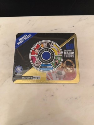 Marvin's Magic 60 Greatest Magic Tricks Tin Set (Brand New FREE SHIPPING)