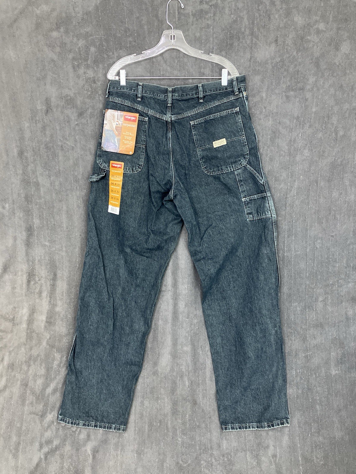 Mens 36x34 Hero Originals Denim Blue Dark