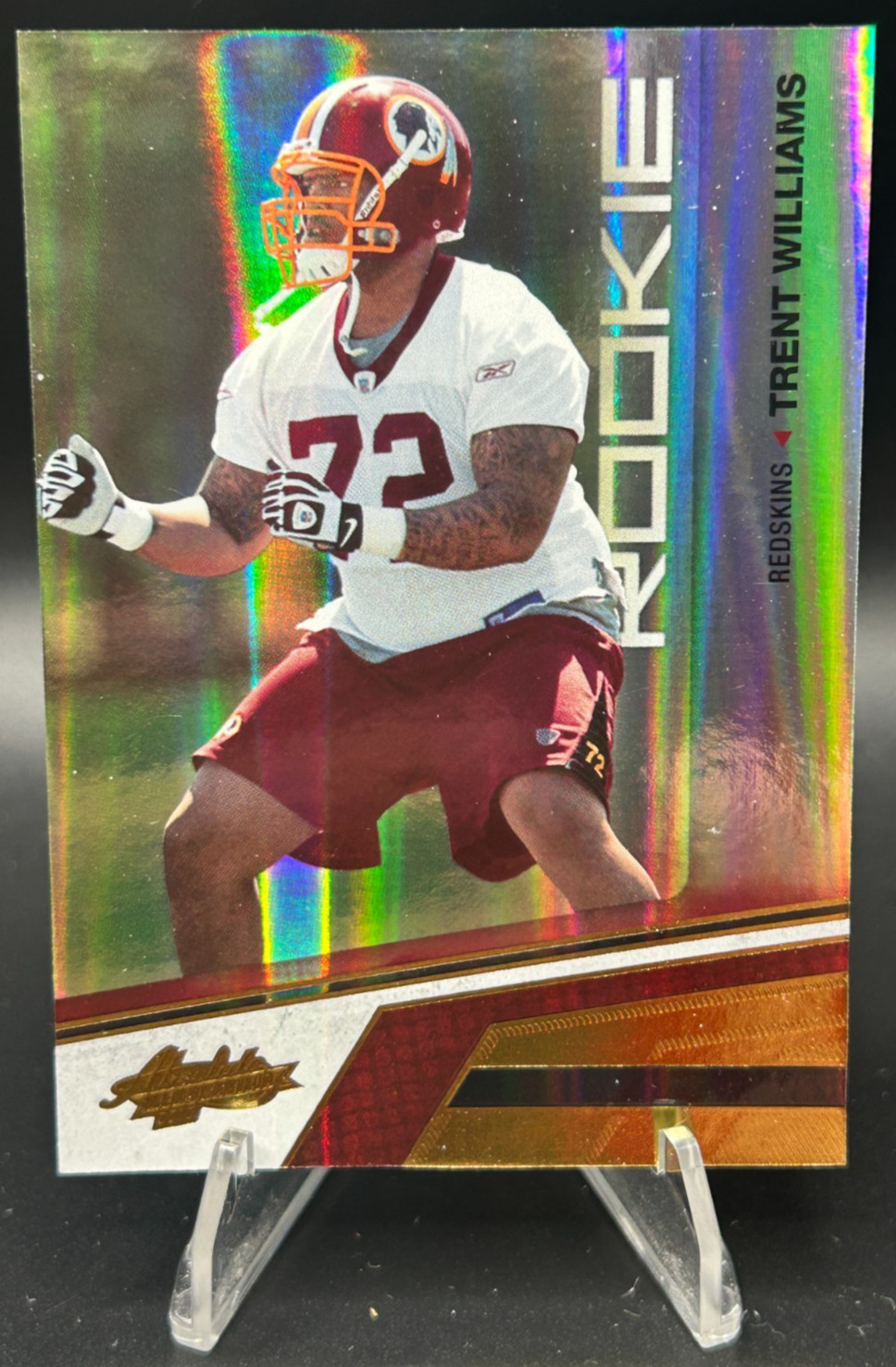 Trent Williams Panini Absolute Memorabilia #197 Spectrum Silver