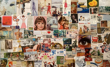 Lot 100 Ads Cutouts 1940s 1950s 1960s Ephemera Collage Scrapbook Junk Journals