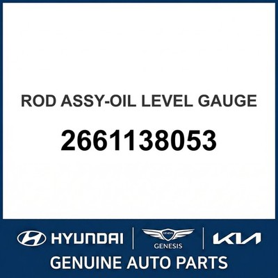2000-2005 Kia Optima Gestänge - Ölstandsanzeige OEM Neu 2661138053