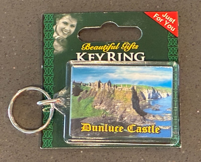 Dunluce Castle Photo KeyChain Souvenir Ireland UK New Game Thrones Setting