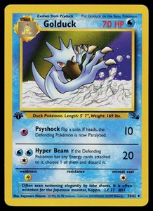Golduck 35/62 Fossil 1st Edition