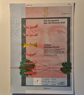 Fielmann Aktiengesellschaft Preferred Share 5 Deutsche Mark 1994