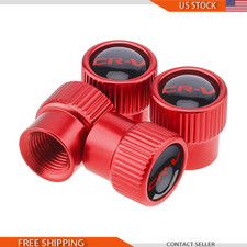 Car Tire Valve Stem Caps 4 Pack Red Aluminum Alloy Honda Cr-vcolor Red Car Tire Valve Stem Caps 4 Pack Red Aluminum Alloy Honda Cr-vcolor Red