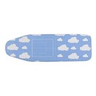 WENKO Bügeltischbezug 2in1 – 128x54 cm, mit Faltschablone & Alu-Beschichtung