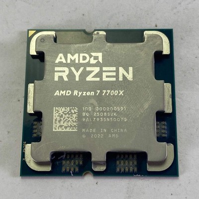 AMD Ryzen 7 7700X 4.50Ghz 8 Core 100-000000591 16 Thread AM5